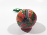 Vintage Hand Painted Paper Mache Maracas Musical Instrument 6" Long