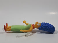 1990 Jesco 20th Century Fox The Simpsons Marge Simpson 6 3/4" Tall Bendable Posable Rubber Toy Figure