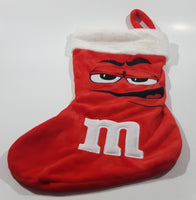 Mars M & M's Red Character 16" Tall Plush Christmas Stocking