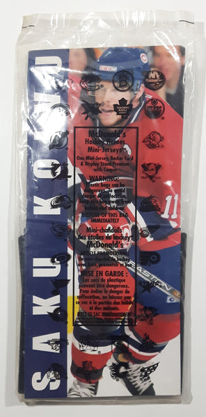 2003 McDonald's NHL Hockey Montreal Canadiens Saku Koivu CCM Mini Jersey New in Package