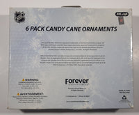 Forever Collectibles NHL Vancouver Canucks 6 Pack Candy Cane Ornaments New in Box