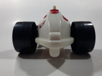 Vintage 1989 Kenner Columbia Pictures Ghostbusters Ecto 500 White Plastic Toy Car Vehicle Missing Parts