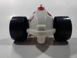Vintage 1989 Kenner Columbia Pictures Ghostbusters Ecto 500 White Plastic Toy Car Vehicle Missing Parts