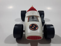 Vintage 1989 Kenner Columbia Pictures Ghostbusters Ecto 500 White Plastic Toy Car Vehicle Missing Parts