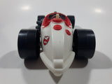Vintage 1989 Kenner Columbia Pictures Ghostbusters Ecto 500 White Plastic Toy Car Vehicle Missing Parts