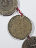 Unique Chinese New Year Good Luck Coins Merchant Ship 10 3/4" Long Hanging Decoration