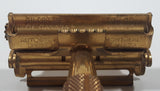 Vintage Gillette Safety Razor Co Valet Auto Strop Gold Tone Metal Shaving Razor