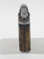 Rare Antique 1950s Prince Mfg Co "Eddy" Engraved Japanese Scene Lighter