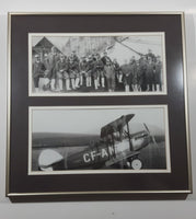 Antique 1920s The Waco Advanced Aircraft Company Canadian Forces CF-ANV Waco GXE 2011 Early Aviation Black and White Framed Photographs