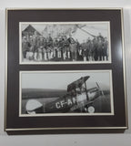 Antique 1920s The Waco Advanced Aircraft Company Canadian Forces CF-ANV Waco GXE 2011 Early Aviation Black and White Framed Photographs