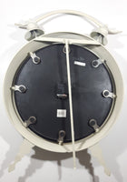 16 St. Charles Place Hotel La Fleur Paris 1825 Cream White Large 18 1/4" x 26" Twin Bell Clock