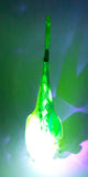 Vintage Murano Clear Blue Yellow Green Tropical Fish 9" Tall Vaseline Uranium Art Glass Ornament