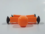 Orange 2 1/4" Tall Plastic Figure with Suction Cup Hands and Feet