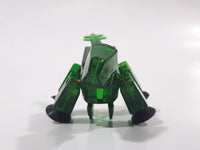 Green Dinosaur 3 3/4" Long Plastic Figure with Suction Cup Hands and Feet