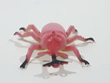 Pink and Black Six Legged Insect Bug 2 5/8" Long Toy Figure