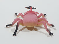 Pink and Black Six Legged Insect Bug 2 5/8" Long Toy Figure