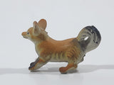 Red Fox 1 3/8" Long Toy Animal Figure Made in Hong Kong