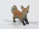 Red Fox 1 3/8" Long Toy Animal Figure Made in Hong Kong