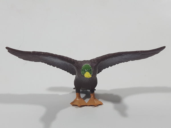 Mallard Duck with Wings Spread 3 1/2" Wide Toy Bird Figure