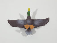 Mallard Duck with Wings Spread 3 1/2" Wide Toy Bird Figure