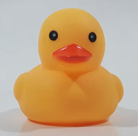 Yellow Rubber Duck 2 3/4" Long Toy Figure No Plug