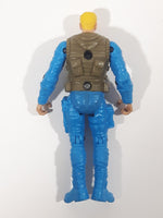 Special Forces Soldier Blue 4 1/4" Tall Toy Action Figure