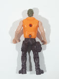 Orange Vest with Brown Pants and Grey Cap 4" Tall Toy Action Figure