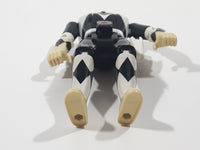 1993 Bandai Mighty Morphin' Power Rangers Flip Head Zack Taylor Black Costume 5 1/4" Tall Toy Action Figure