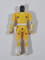 1993 Bandai Mighty Morphin' Power Rangers Flip Head Trini Kwan Yellow Costume 5 1/4" Tall Toy Action Figure