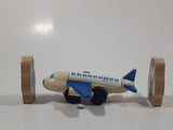 2011 KidKraft Wood and Plastic Airplane Jet with Pilot and Other Figure