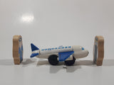 2011 KidKraft Wood and Plastic Airplane Jet with Pilot and Other Figure