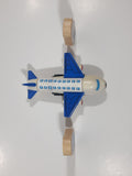 2011 KidKraft Wood and Plastic Airplane Jet with Pilot and Other Figure