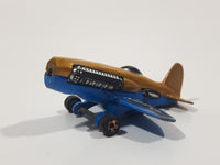 2015 Hot Wheels HW Off-Road: Sky Show Mad Propz Metalflake Gold Die Cast Toy Airplane