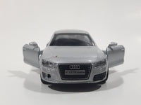 MSZ Audi A7 Silver 1:43 Scale Pull Back Die Cast Toy Car Vehicle with Opening Doors