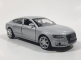 MSZ Audi A7 Silver 1:43 Scale Pull Back Die Cast Toy Car Vehicle with Opening Doors