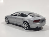 MSZ Audi A7 Silver 1:43 Scale Pull Back Die Cast Toy Car Vehicle with Opening Doors