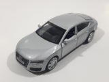 MSZ Audi A7 Silver 1:43 Scale Pull Back Die Cast Toy Car Vehicle with Opening Doors