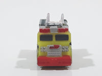 Tonka Tinys Fire Truck Yellow #42 Micro Miniature Die Cast Toy Car Vehicle