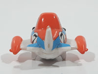 Disney Planes Dusty Crophopper Airplane Orange and White #7 Roller Ball Die Cast Toy Aircraft Vehicle