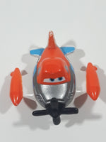 Disney Planes Dusty Crophopper Airplane Orange and White #7 Roller Ball Die Cast Toy Aircraft Vehicle