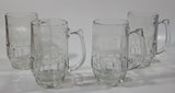 Set of 4 Vintage Moosehead Beer Canadian Lager "Royal Canadian Legion 34" 4 5/8" Tall Glass Beer Mug Cups