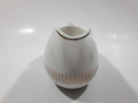 Antique Royal Knight Staffordshire England Traditional Dinnerware 22KT Gold Decorated White Gravy Boat