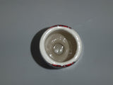 Red Ukrainian Pattern 6" Tall Ceramic Bud Vase