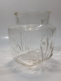 Vintage 1950s Federal Glass Star Base Pattern Water Pitcher Jug 5 1/2" Tall