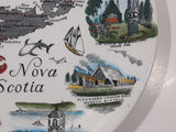 Vintage Alfred Meakin England Nova Scotia Landmarks 10" Diameter Souvenir Collector Plate