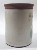 Fruit Grape Themed 5 1/2" Tall Stoneware Pottery Utensil Holder