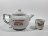 Antique Japanese Porcelain Tea Pot with Cup