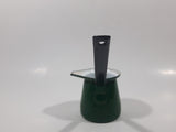 Vintage Small Green Enamel Butter Warmer