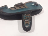 Shaman's Charm Killer Whale & Gunarh Tlingit Indian Tribe Southern Alaskan Coast 4 1/2" x 7" Resin Plaque Chips and Repair