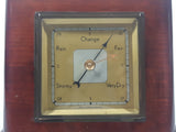 Vintage Wood Cased 5 1/4" Tall Barometer Made in Western Germany